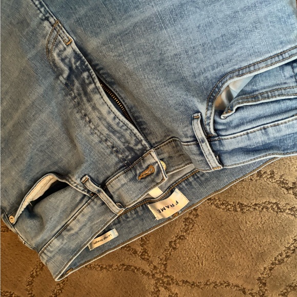 FRAME Le High Waist Cascade Ankle Straight Leg size 31 - Picture 7 of 9
